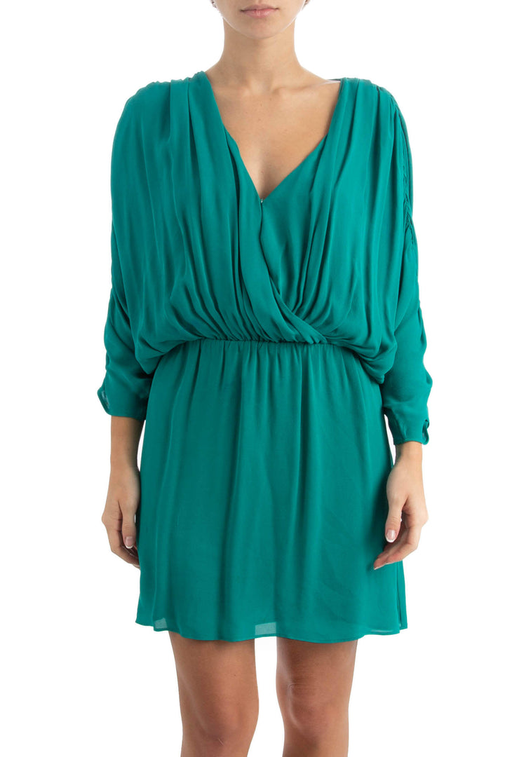 Vestido Parker azul, vista frontal – ClosetRehab