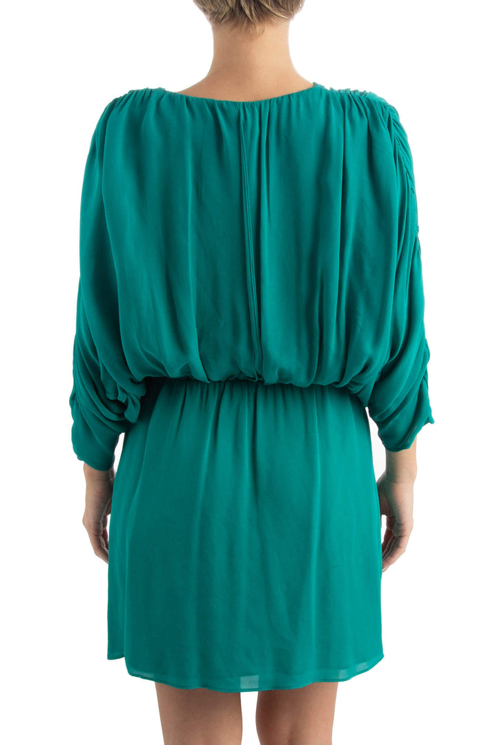 Vestido Parker azul, vista posterior – ClosetRehab