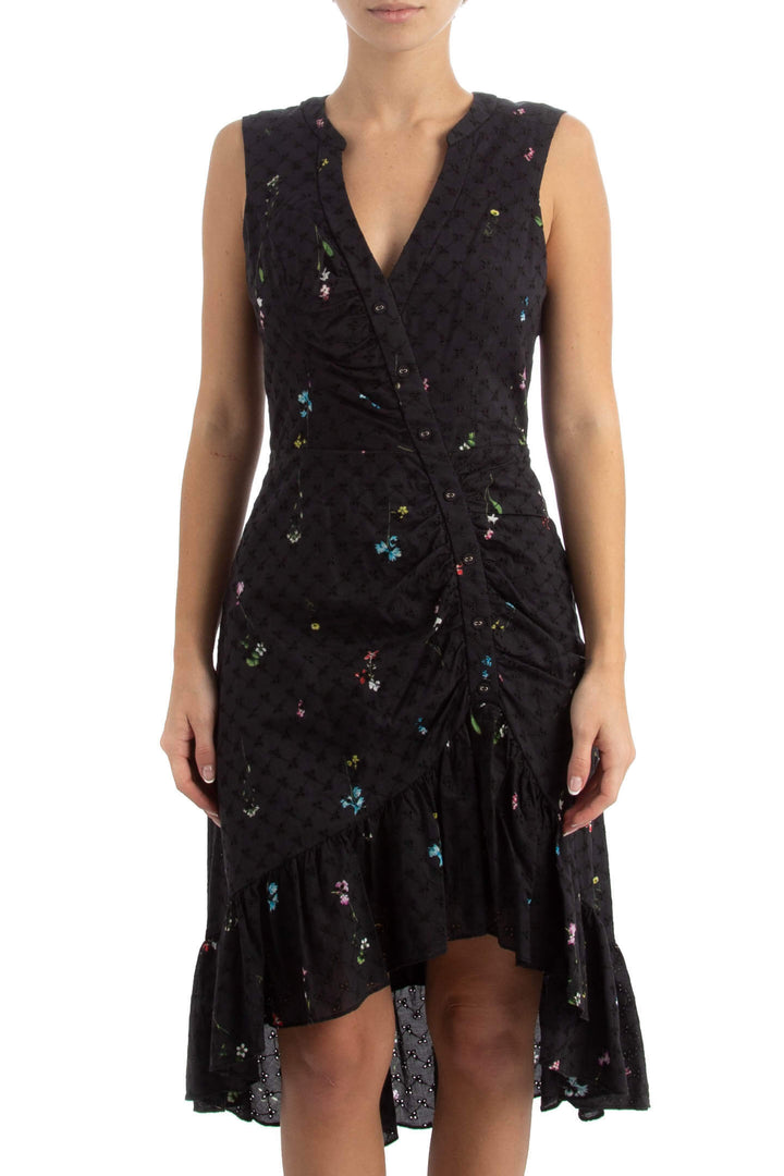 Vestido Parker NWT negro, vista frontal – ClosetRehab