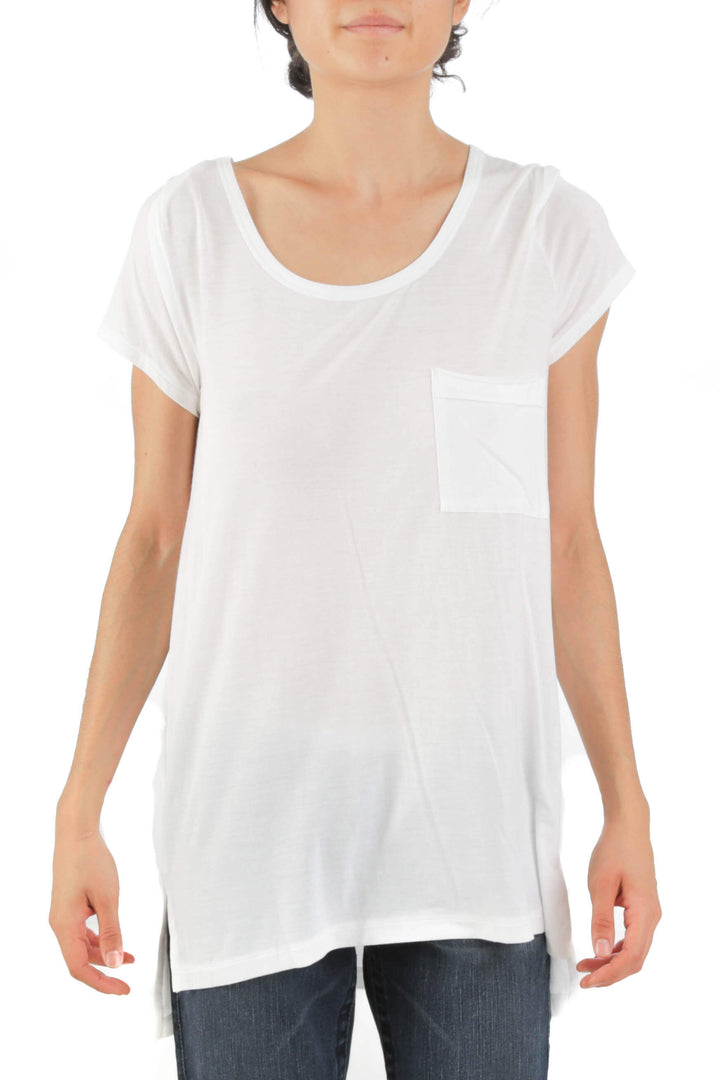 Blusa BCBG Maxazria blanco, vista frontal – ClosetRehab