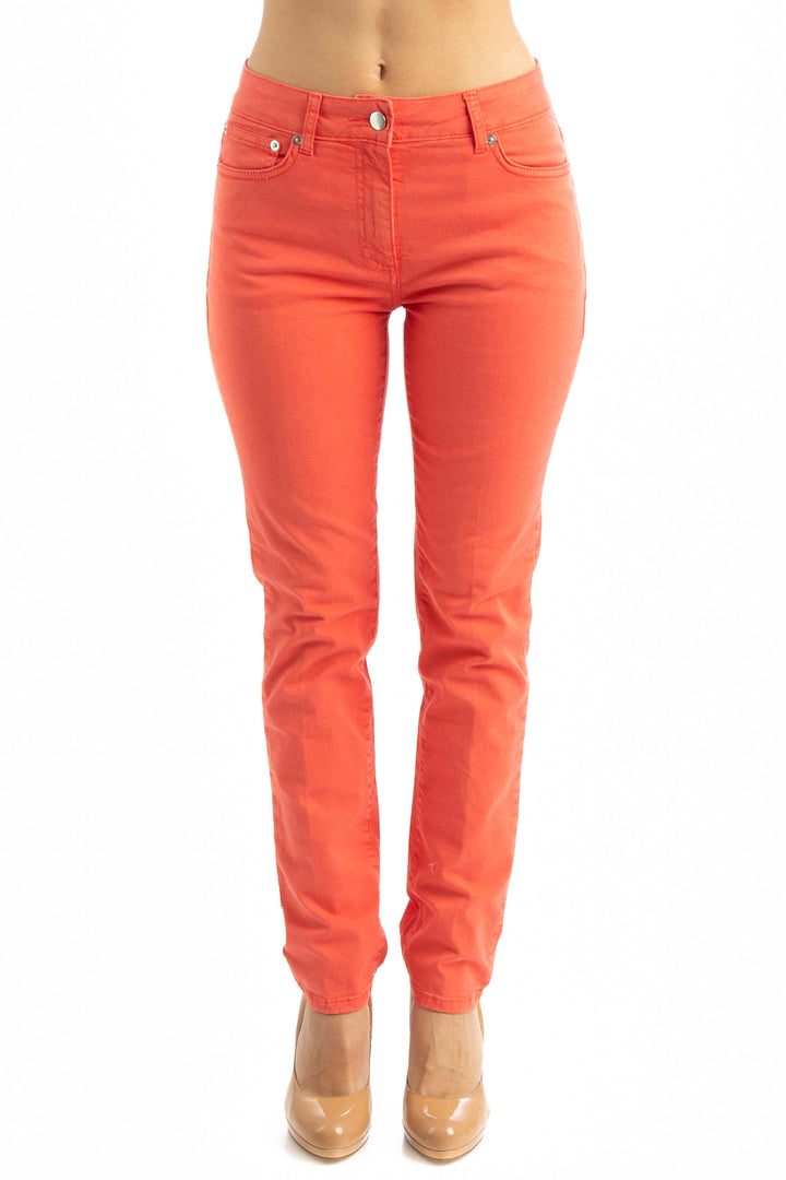 Jeans Ambrosi naranja, vista frontal – ClosetRehab
