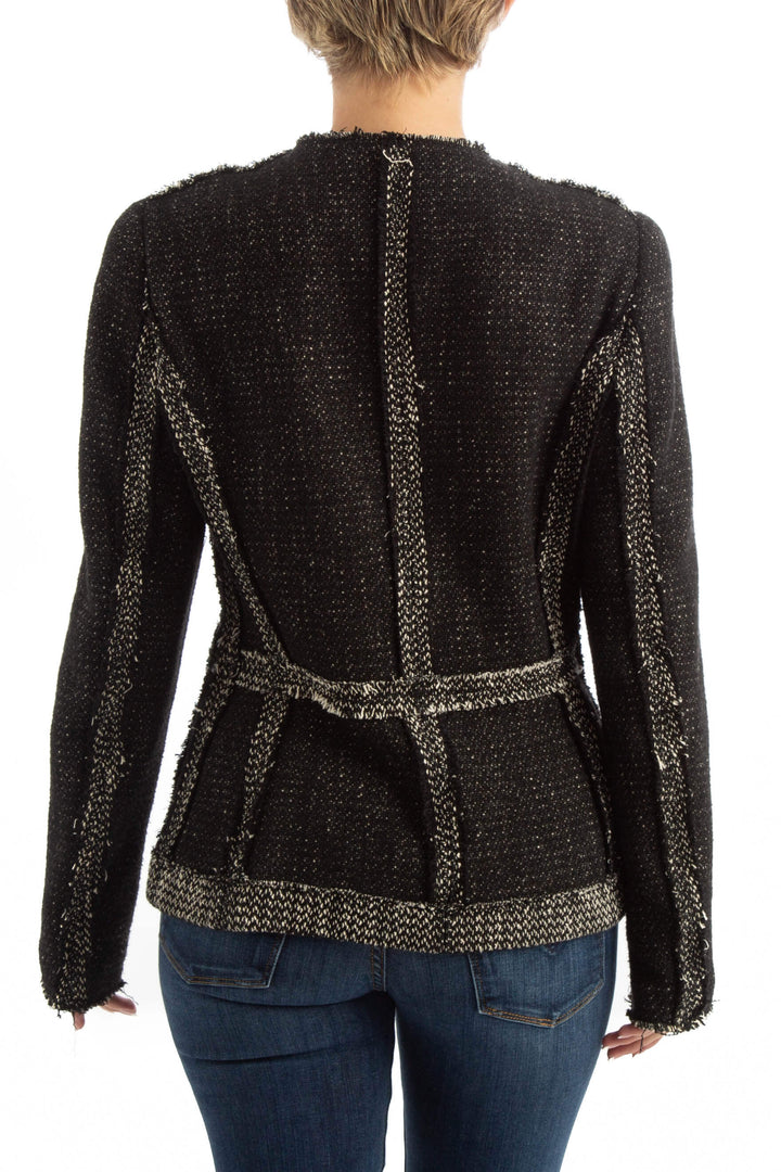 Saco Rebecca Taylor negro, vista posterior – ClosetRehab