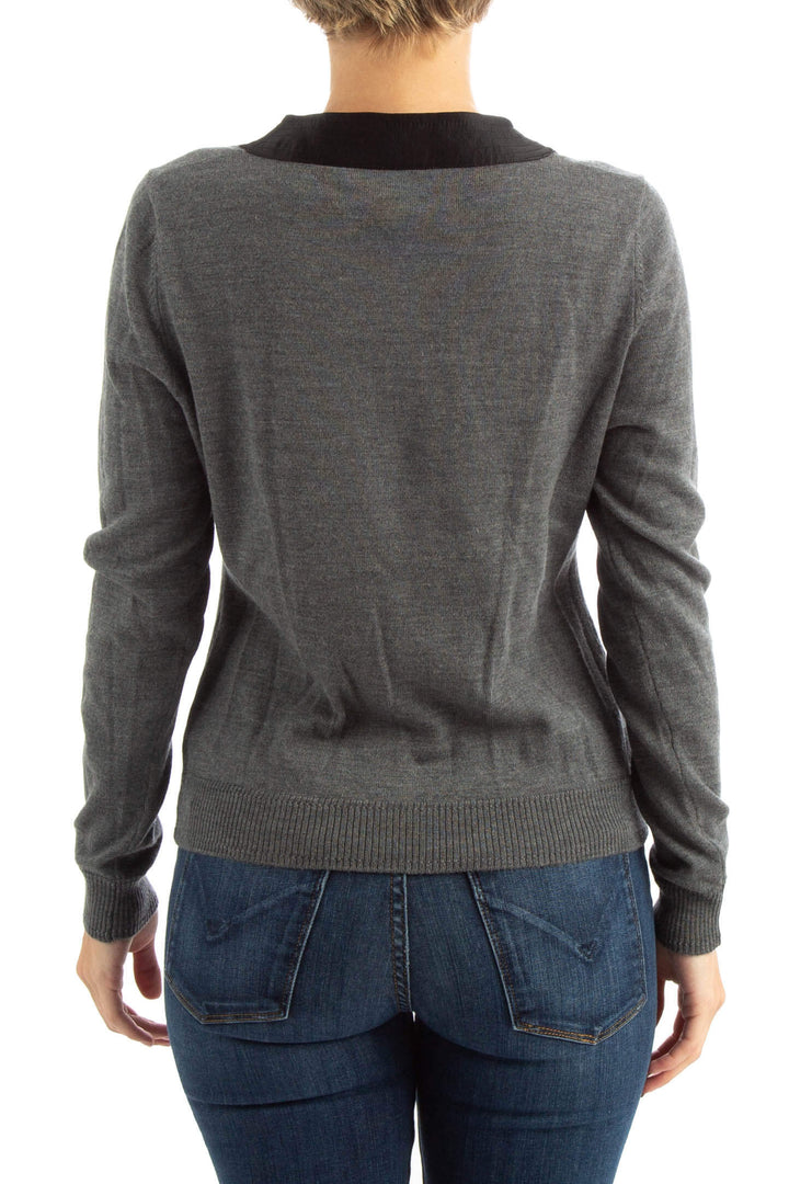 Abrigo Milly gris, vista posterior – ClosetRehab