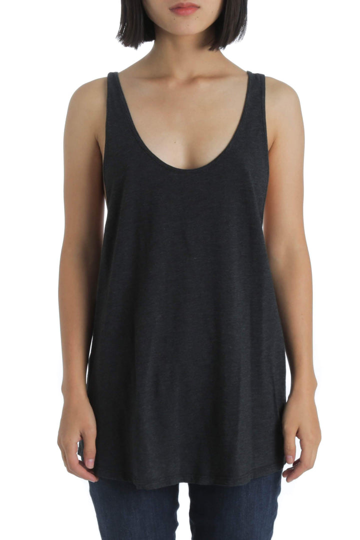 Blusa Lulu Lemon gris, vista frontal – ClosetRehab