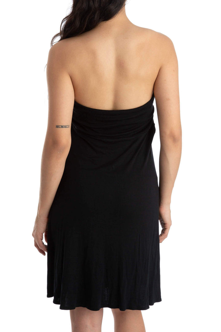 Vestido BCBG Maxazria negro, vista posterior – ClosetRehab