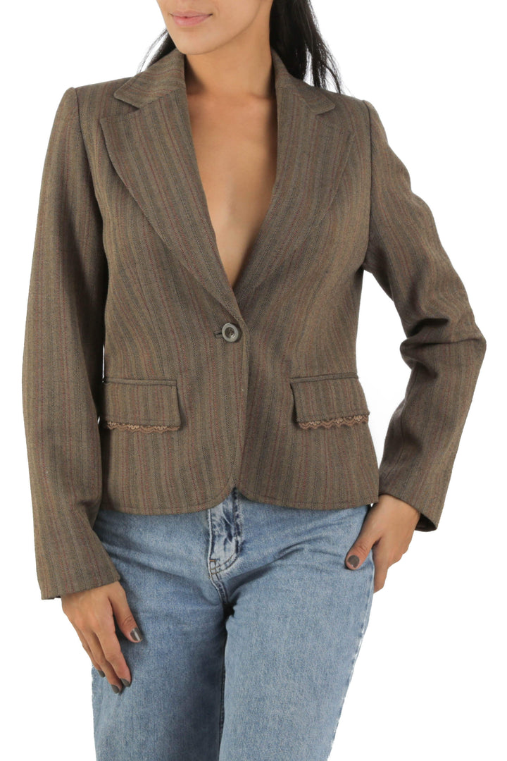 Saco Amanda Smith café, vista frontal – ClosetRehab