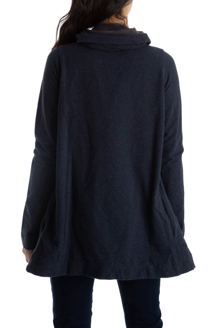 Abrigo Lulu Lemon azul, vista posterior – ClosetRehab