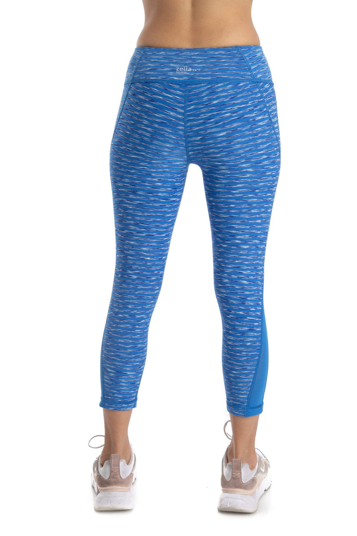 Pantalón Zella azul, vista posterior – ClosetRehab