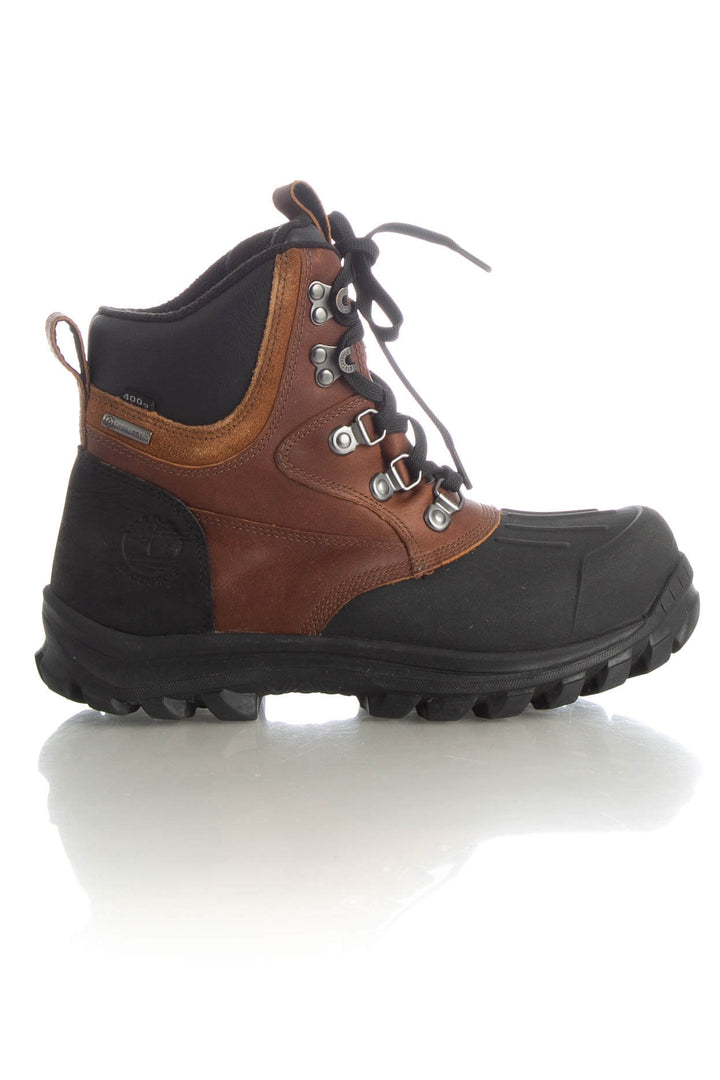 Zapato Timberland café y negro, vista frontal – ClosetRehab