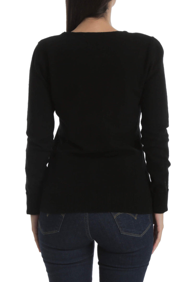 Blusa Lola negro, vista posterior – ClosetRehab
