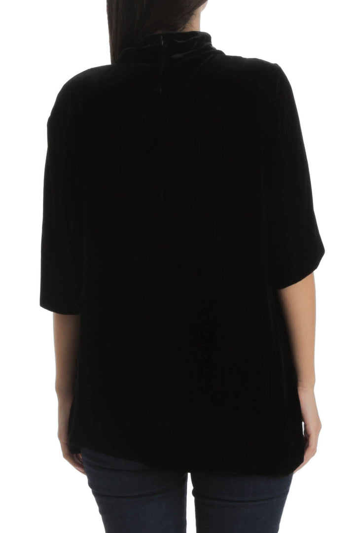 Blusa Theory negro, vista posterior – ClosetRehab