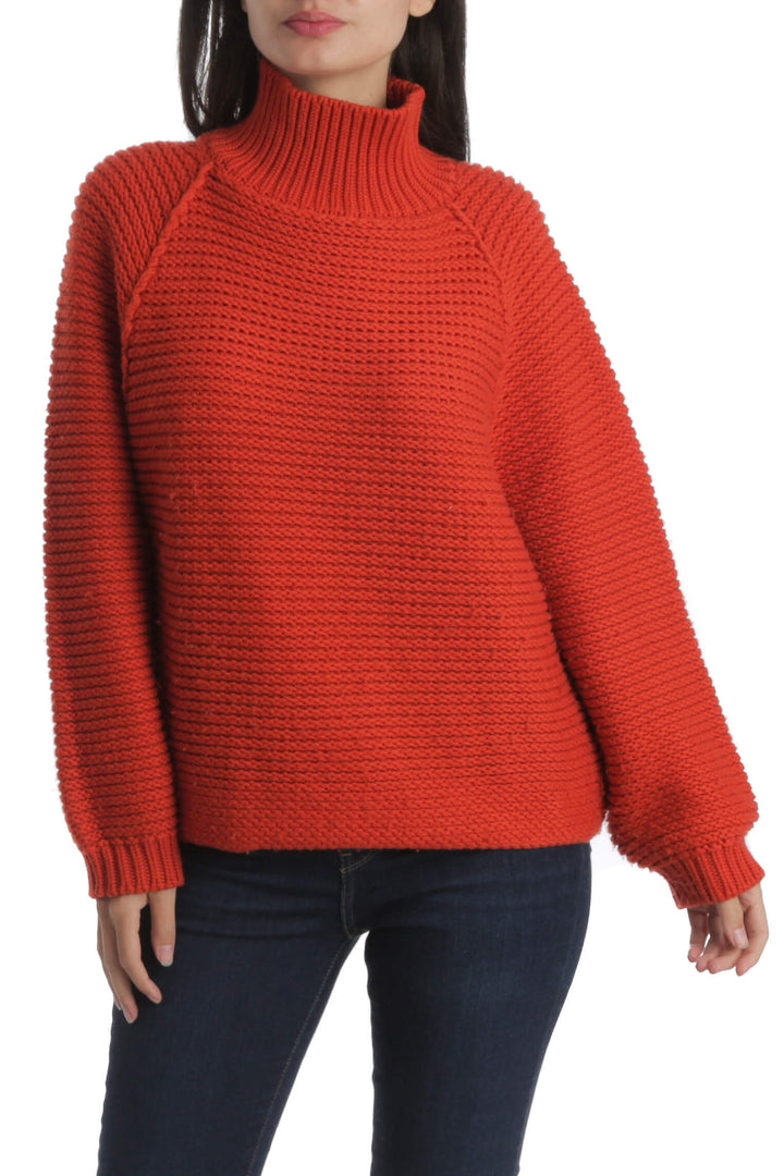Suéter Ambrosi naranja, vista frontal – ClosetRehab