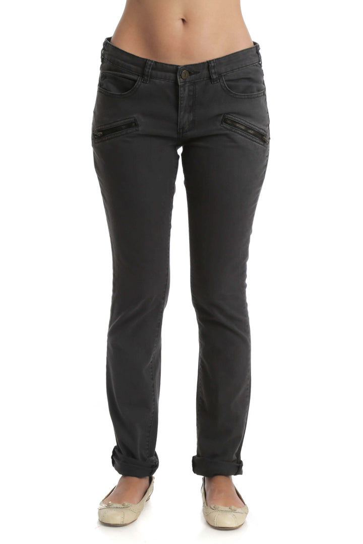 Jeans Pilcro gris, vista frontal – ClosetRehab