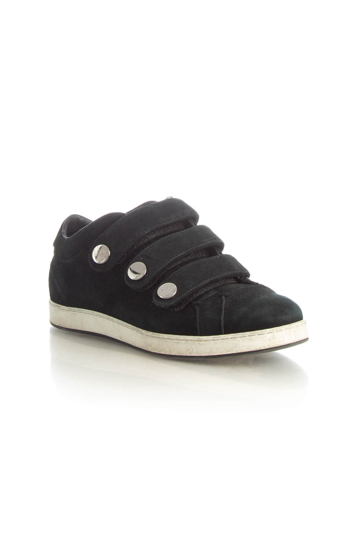Zapato Jimmy Choo negro, vista posterior – ClosetRehab