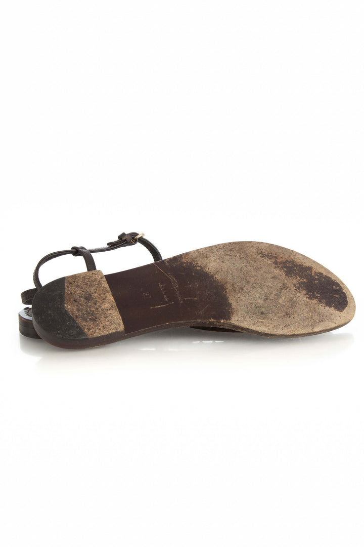 Zapato Burberry café, detalle 6 – ClosetRehab