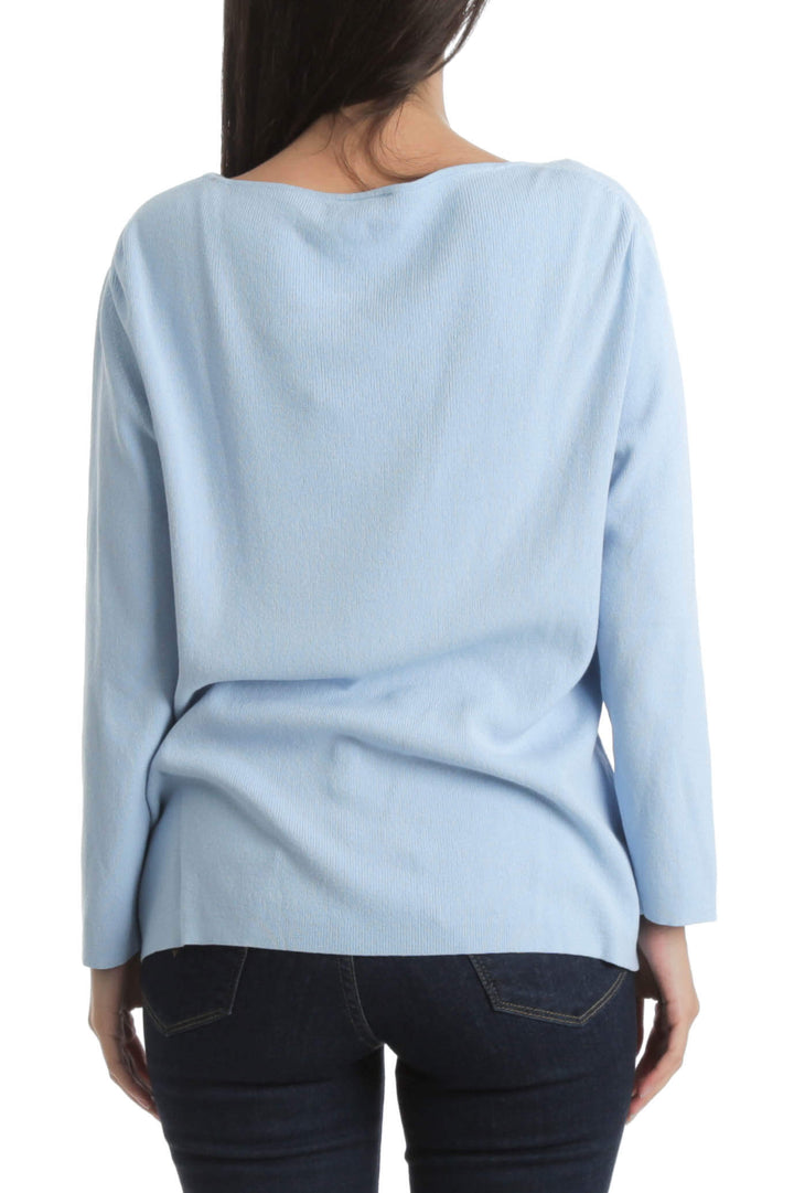 Blusa Ann Taylor Loft azul, vista posterior – ClosetRehab