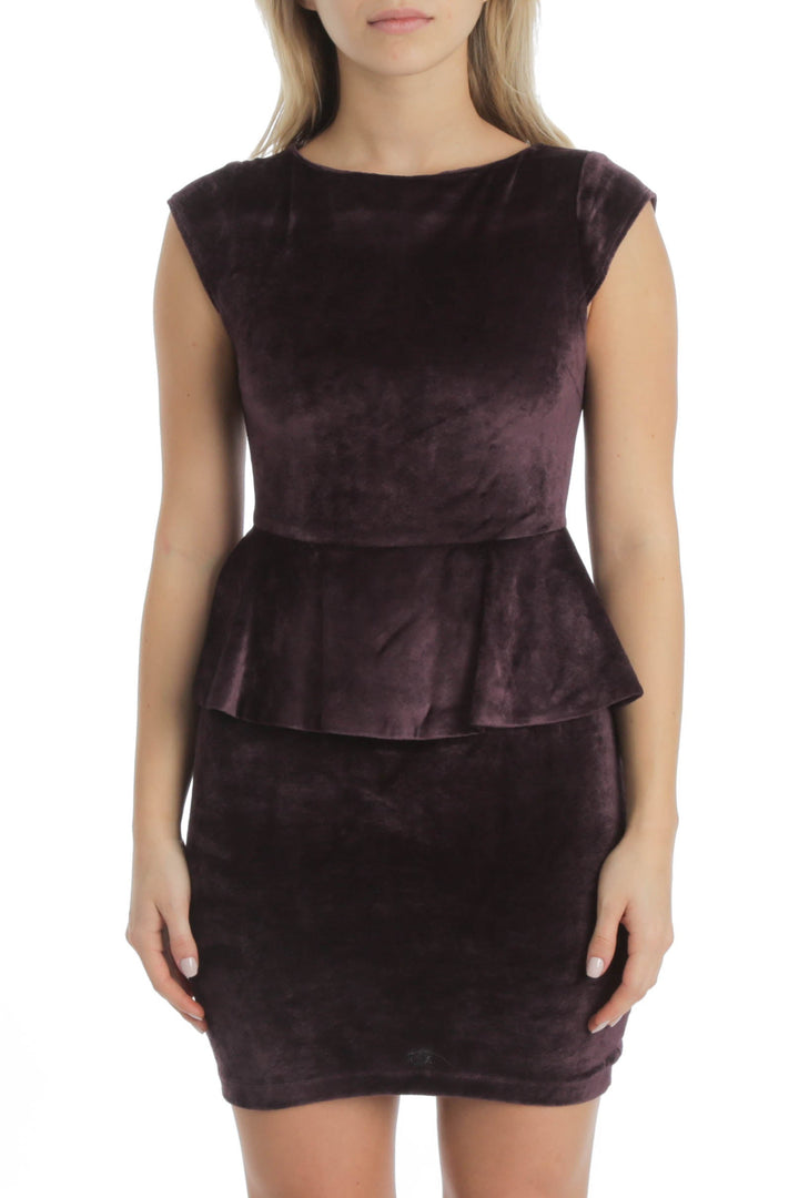 Vestido Alice + Olivia morado, vista frontal – ClosetRehab