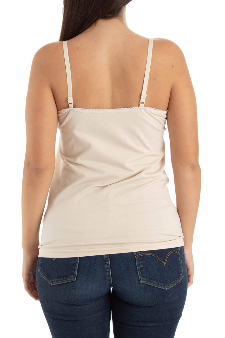 Blusa beige, vista posterior – ClosetRehab