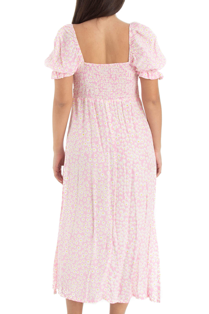 Vestido Faithfull The Brand rosa, vista posterior – ClosetRehab