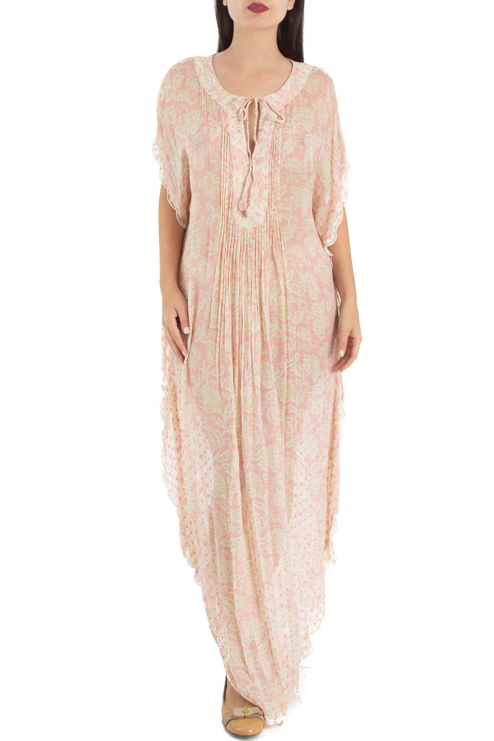 Vestido Hemant & Nandita rosa, vista frontal – ClosetRehab