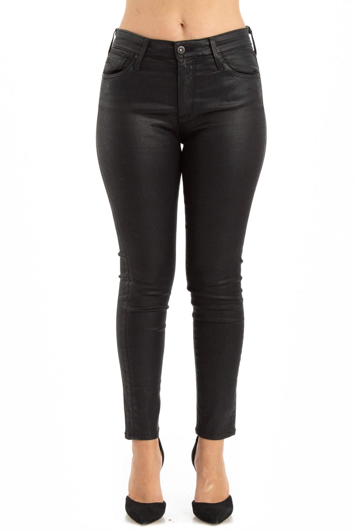 Jeans Adriano Goldschmied negro, vista frontal – ClosetRehab