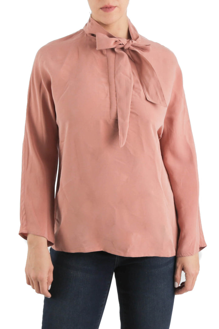 Blusa Club Monaco rosa, vista frontal – ClosetRehab