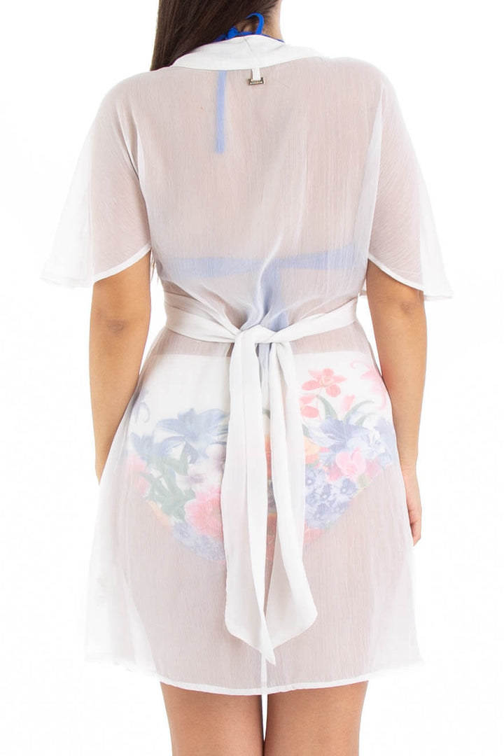 Traje de baño Zingara blanco, vista posterior – ClosetRehab