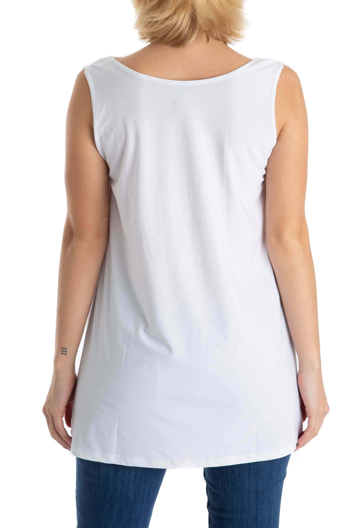 Blusa Clara Sun Woo blanco, vista posterior – ClosetRehab