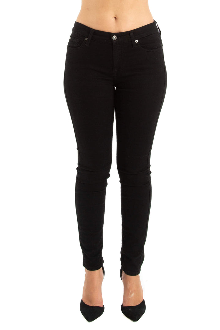 Jeans 7 for All Mankind negro, vista frontal – ClosetRehab