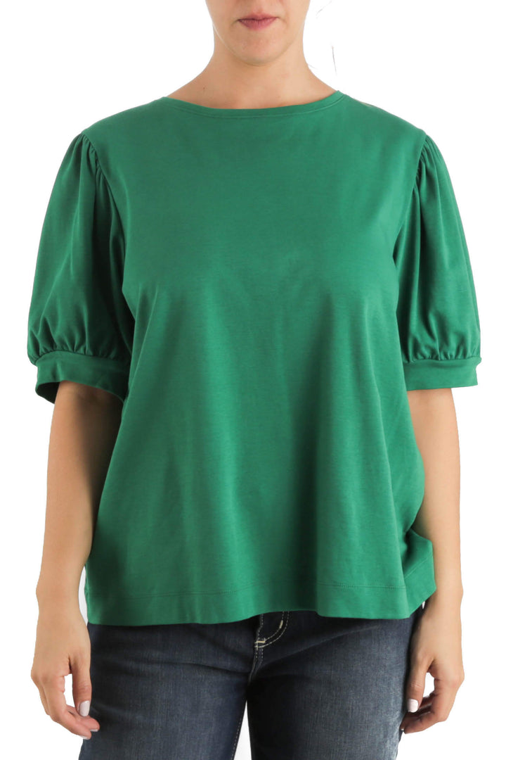 Blusa Chico's verde, vista frontal – ClosetRehab