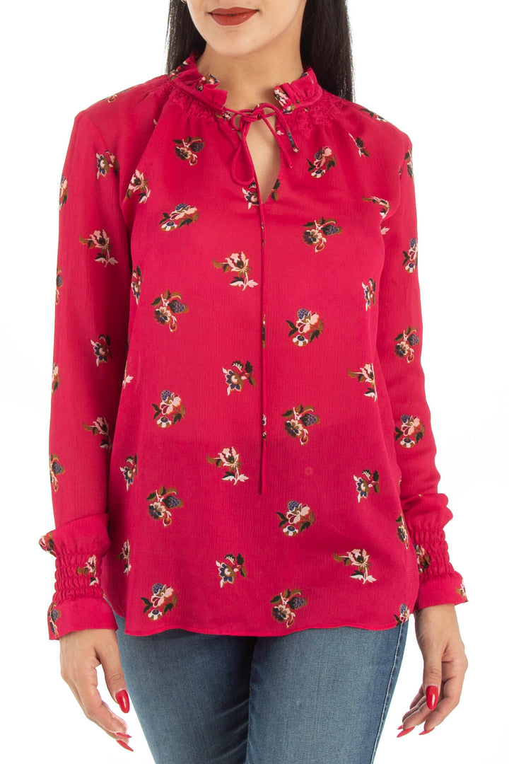Blusa Ann Taylor rosa, vista frontal – ClosetRehab