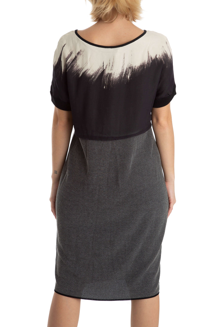 Vestido Ambrosi estampado, vista posterior – ClosetRehab
