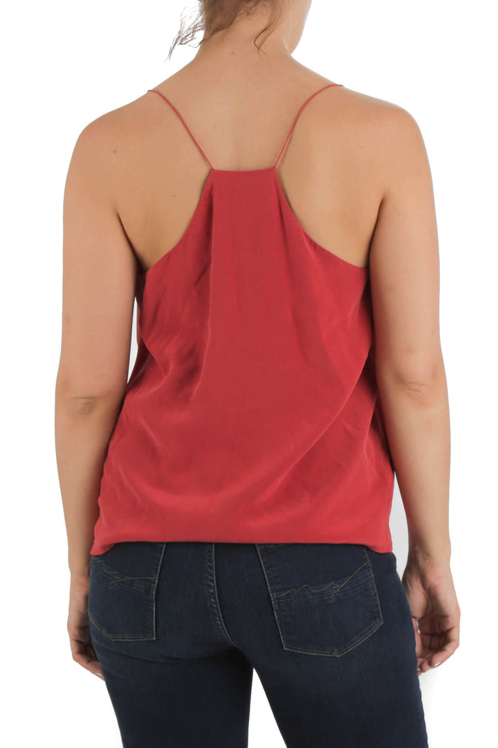 Blusa Joie rojo, vista posterior – ClosetRehab