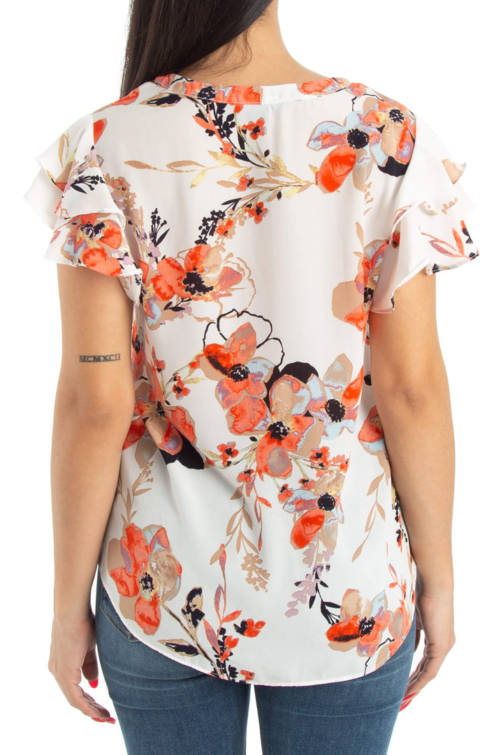 Blusa Zac & Rachel naranja, vista posterior – ClosetRehab