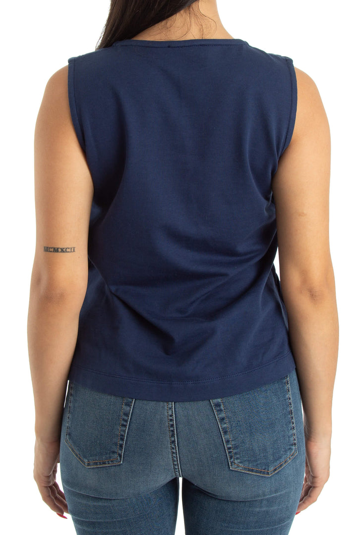 Blusa Armargentum azul, vista posterior – ClosetRehab