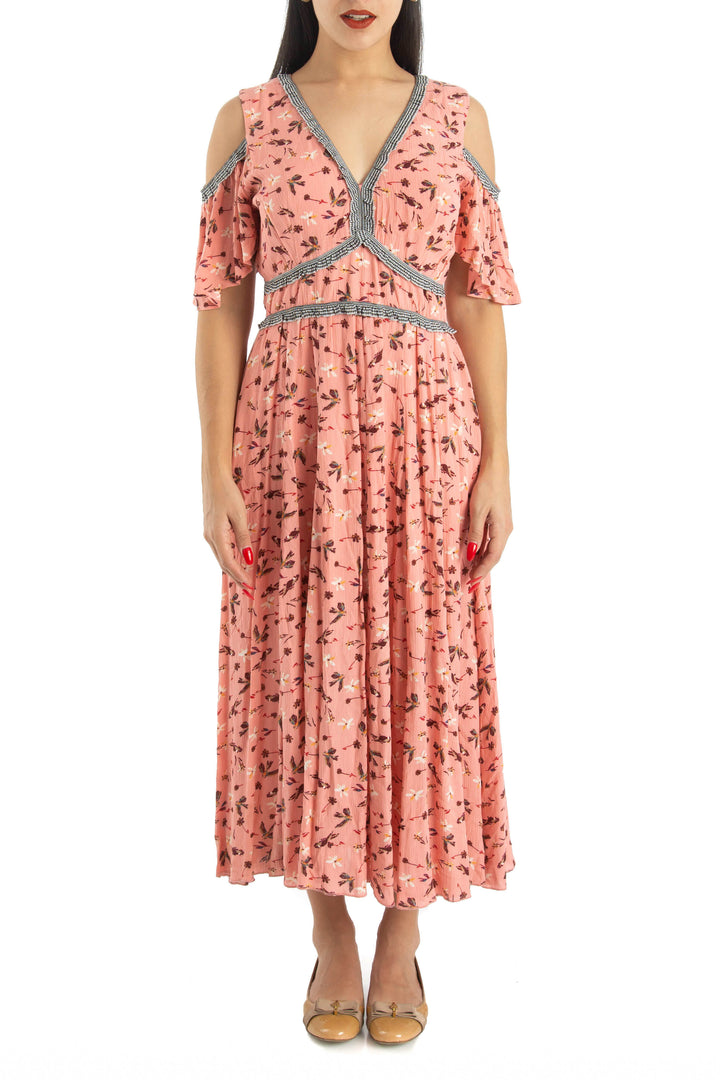 Vestido Poet Couture rosa, vista frontal – ClosetRehab