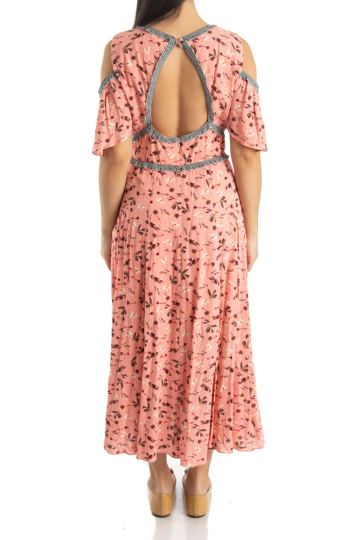 Vestido Poet Couture rosa, vista posterior – ClosetRehab