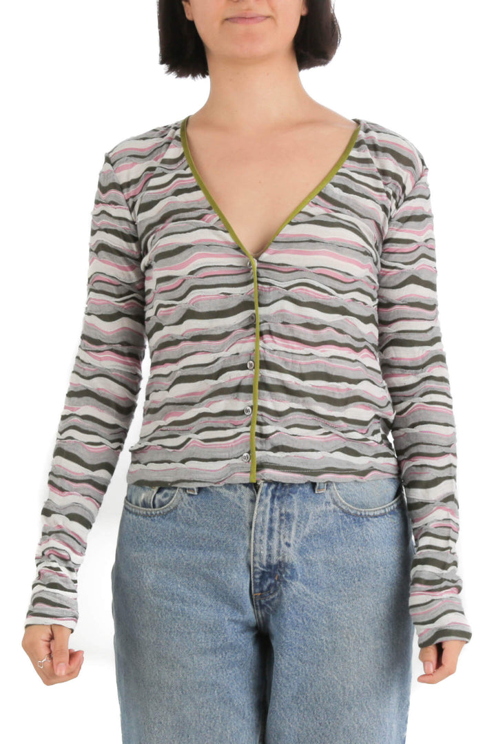 Suéter Missoni verde, vista frontal – ClosetRehab