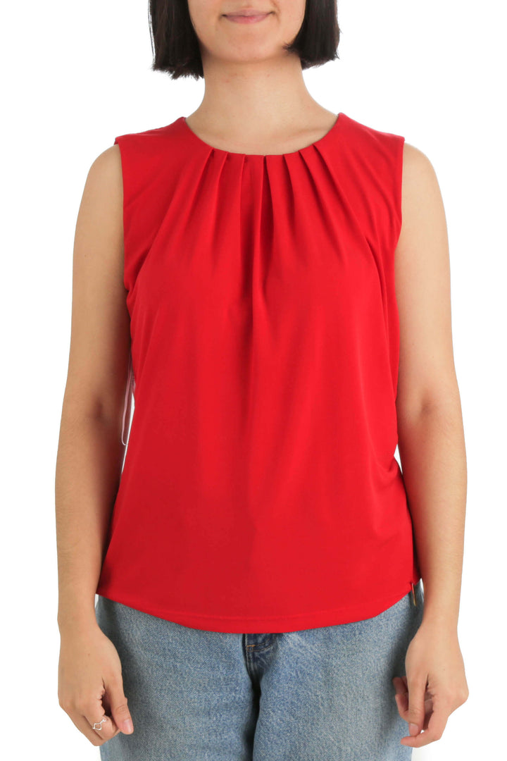 Blusa Calvin Klein rojo, vista frontal – ClosetRehab