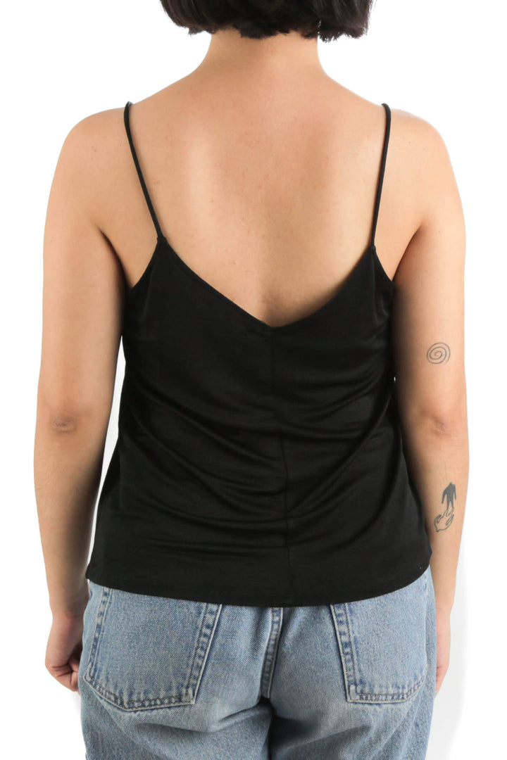 Blusa MNG negro, vista posterior – ClosetRehab