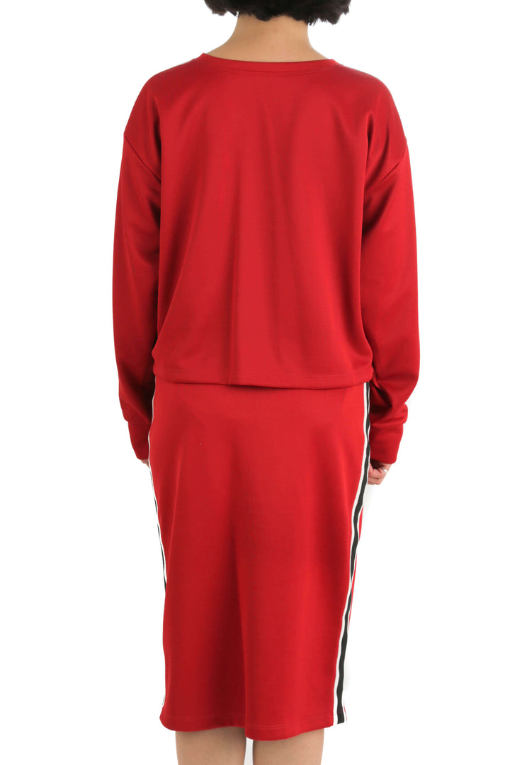 Conjunto MNG rojo, vista posterior – ClosetRehab