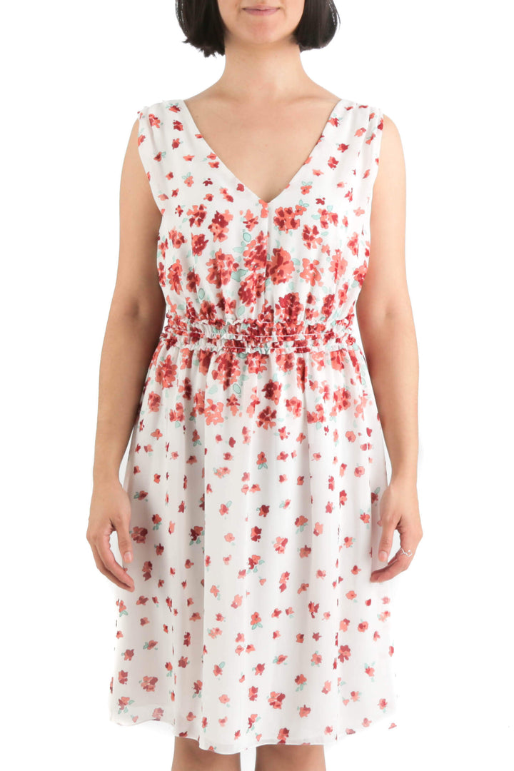 Vestido Max Studio estampado, vista frontal – ClosetRehab