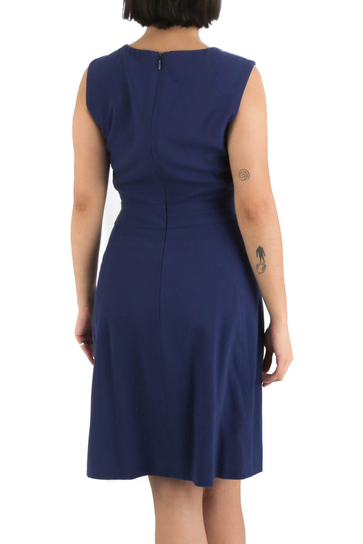 Vestido BCBG Maxazria azul, vista posterior – ClosetRehab