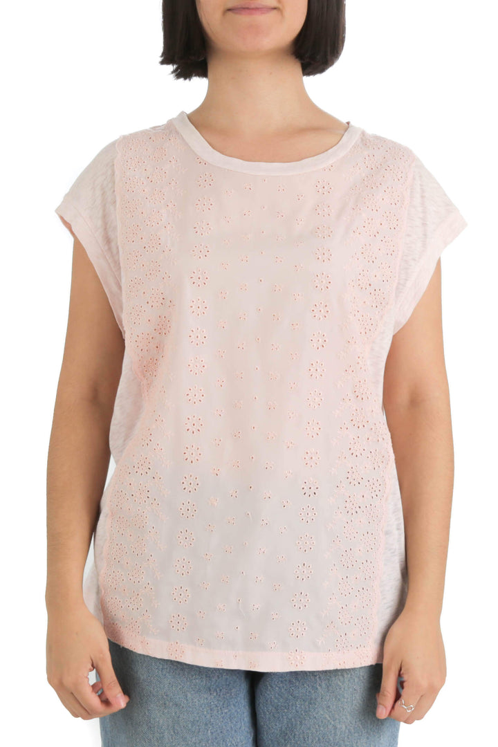 Blusa J.Crew rosa, vista frontal – ClosetRehab