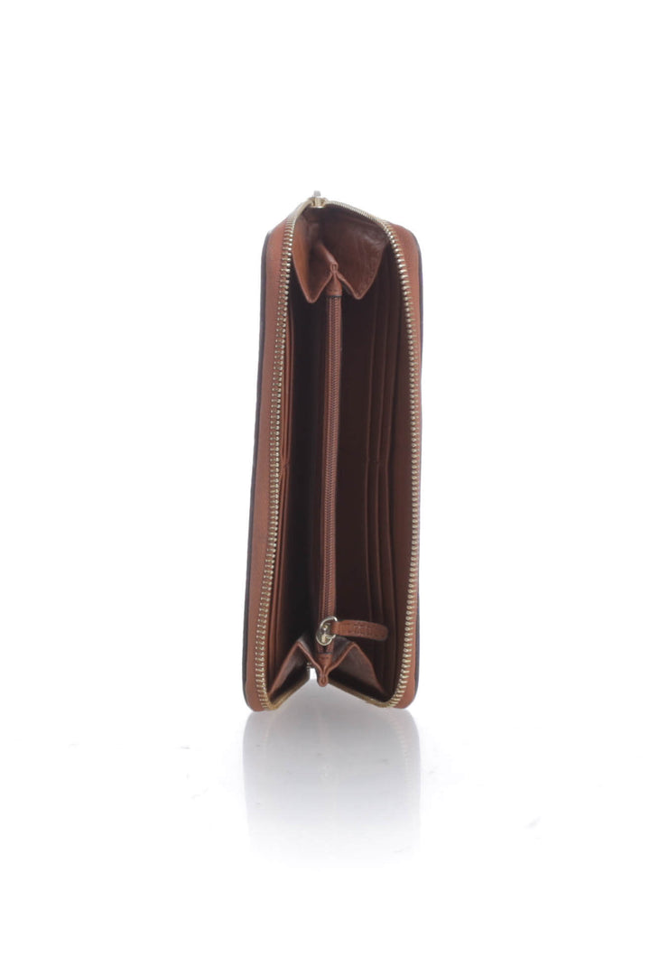 Cartera Michael Kors café, vista lateral – ClosetRehab