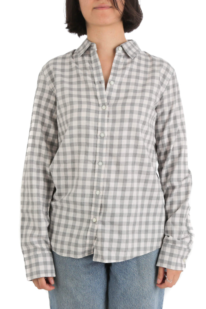 Blusa Banana Republic gris, vista frontal – ClosetRehab