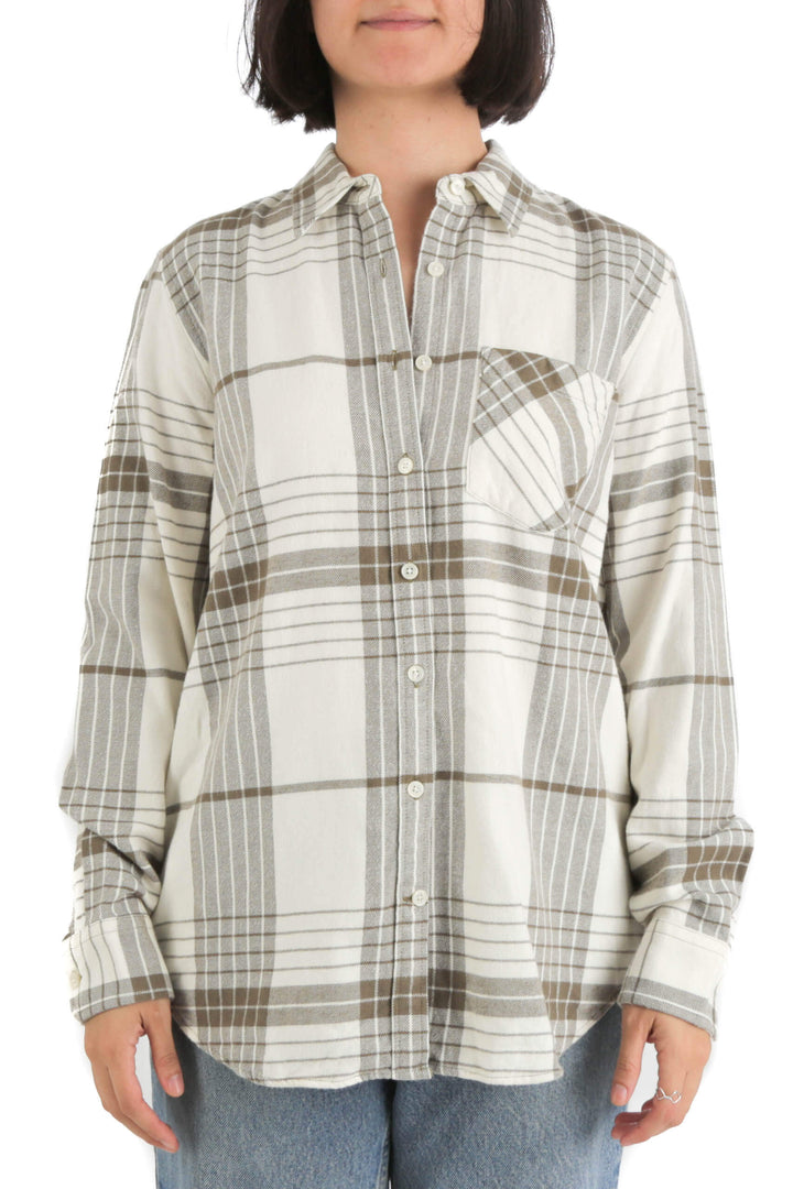 Blusa Banana Republic verde, vista frontal – ClosetRehab