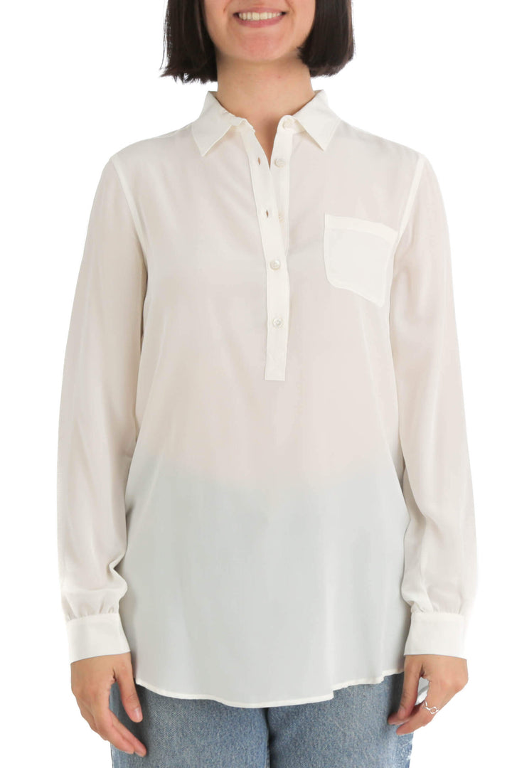Blusa Ambrosi beige, vista frontal – ClosetRehab