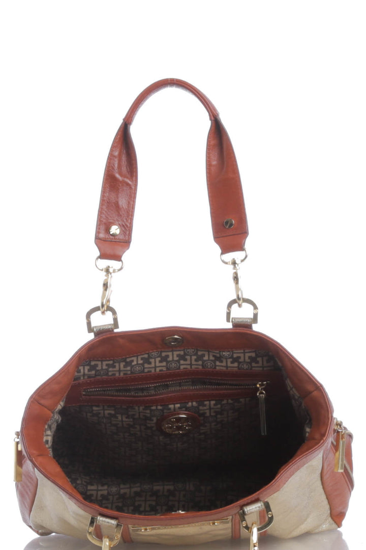 Bolsa Tory Burch dorado, detalle 7 – ClosetRehab