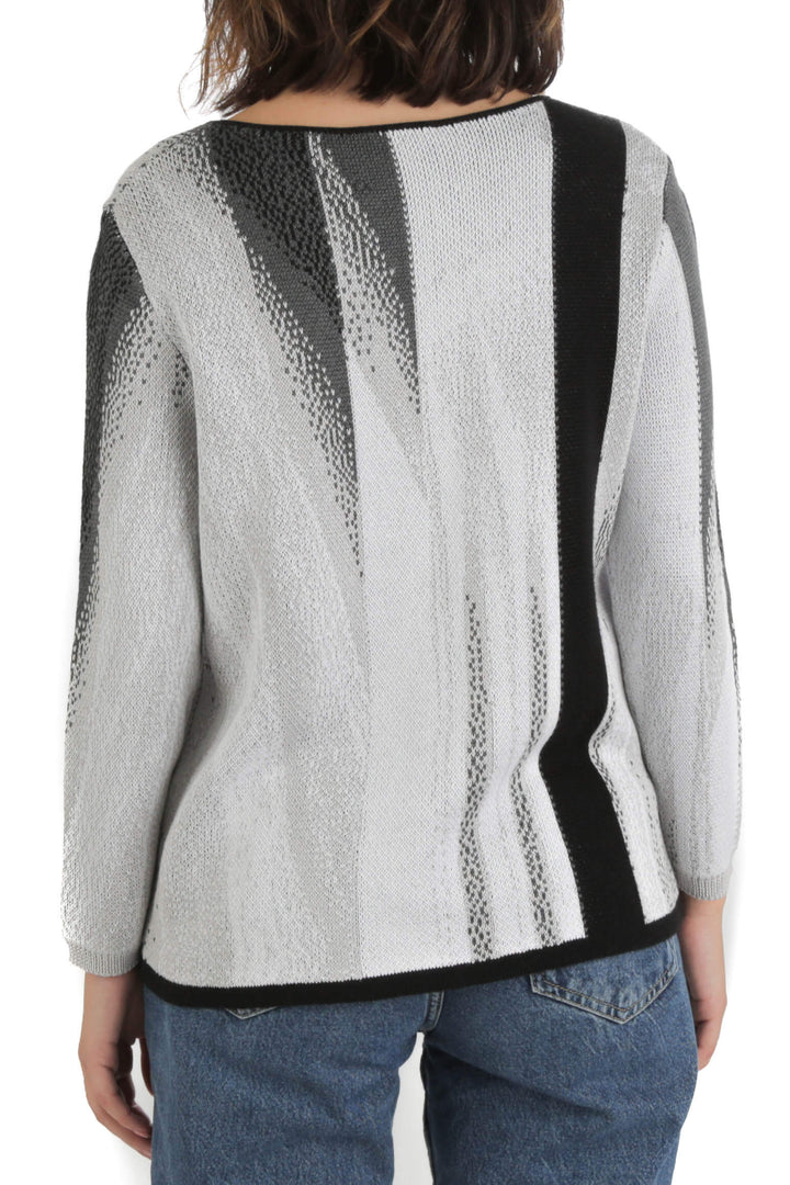 Suéter Helmut Lang gris, vista posterior – ClosetRehab